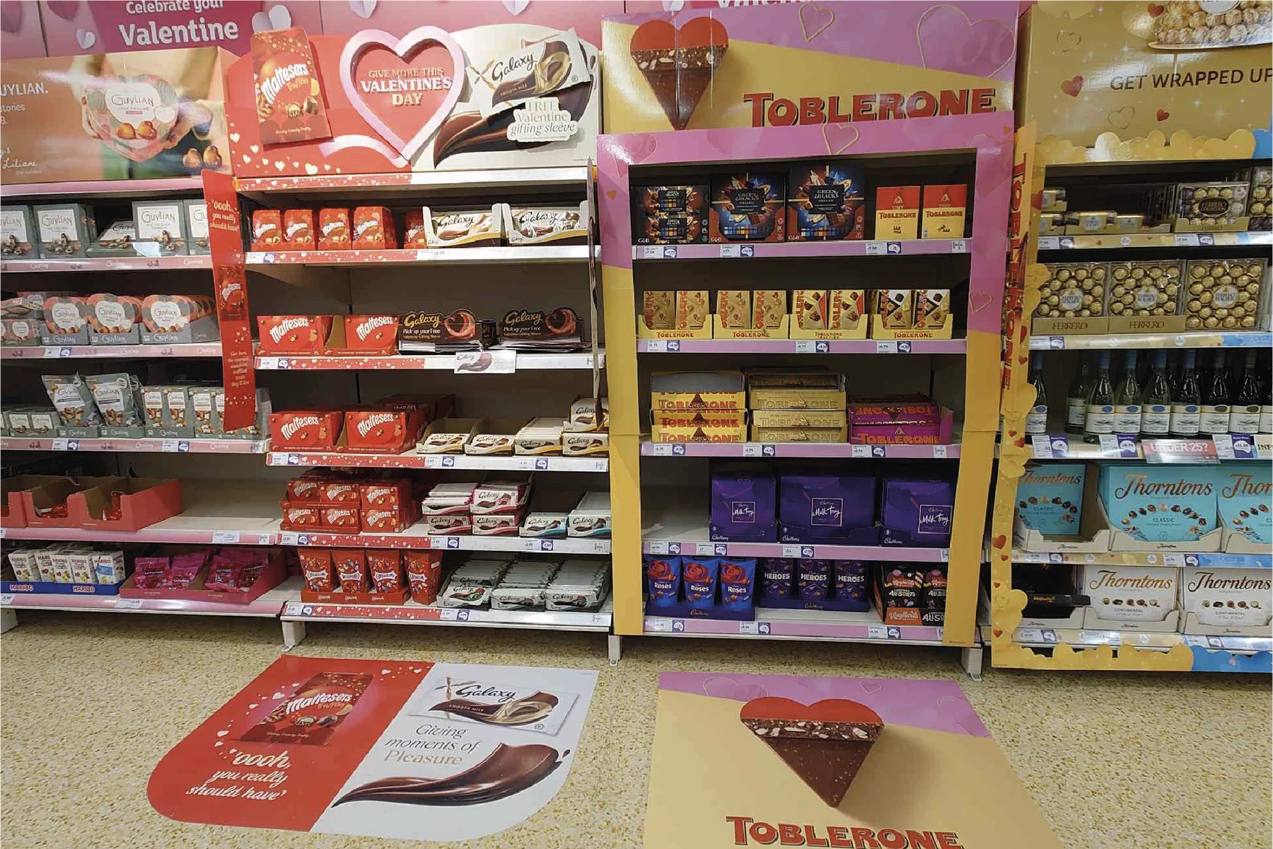 In-store promotional display audited for compliance