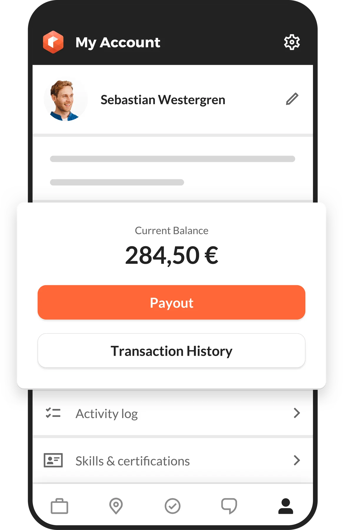 Cash out whenever you like